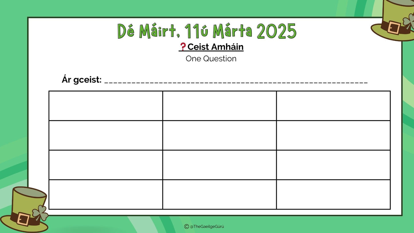 Seachtain na Gaeilge 2025