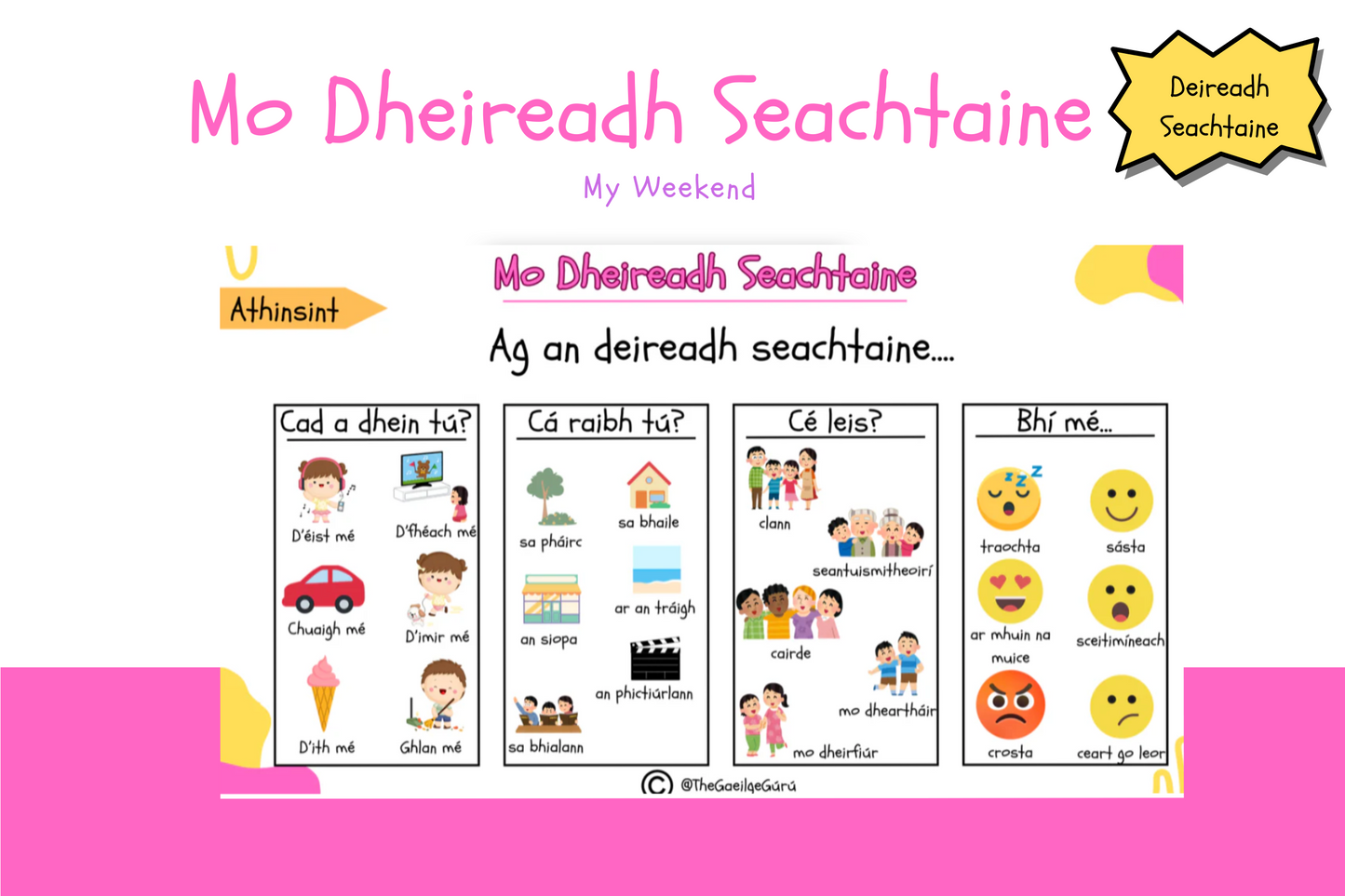 Mo Dheireadh Seachtaine / My Weekend - News