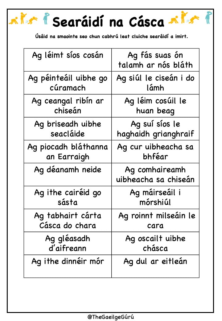 An Cháisc - Billeoga Oibre / Easter - Worksheets