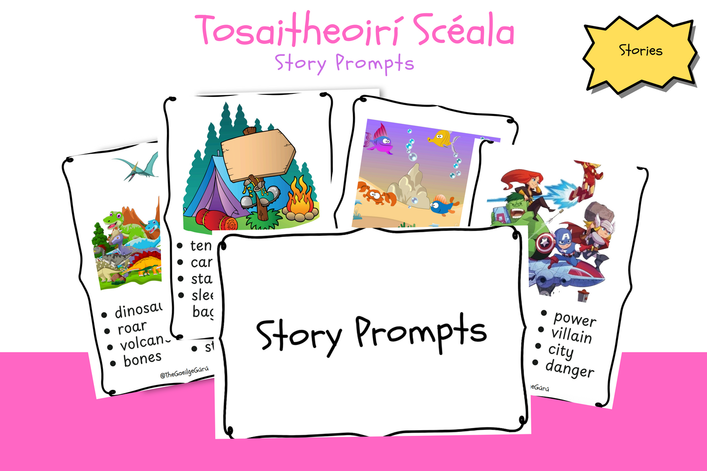 Story Starter Prompts - as Béarla