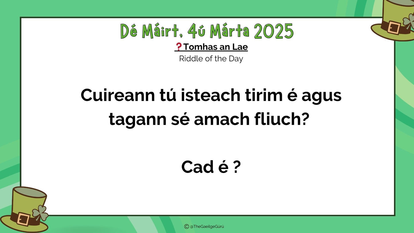 Seachtain na Gaeilge 2025