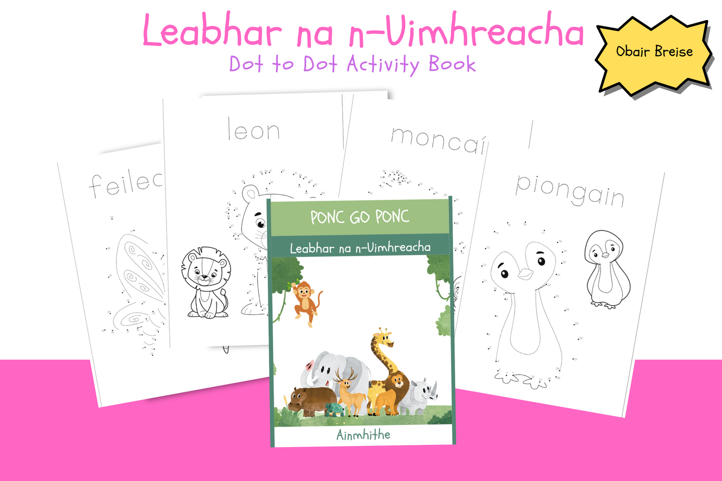 Leabhar Ponc go Ponc / Dot to Dot Activity Book