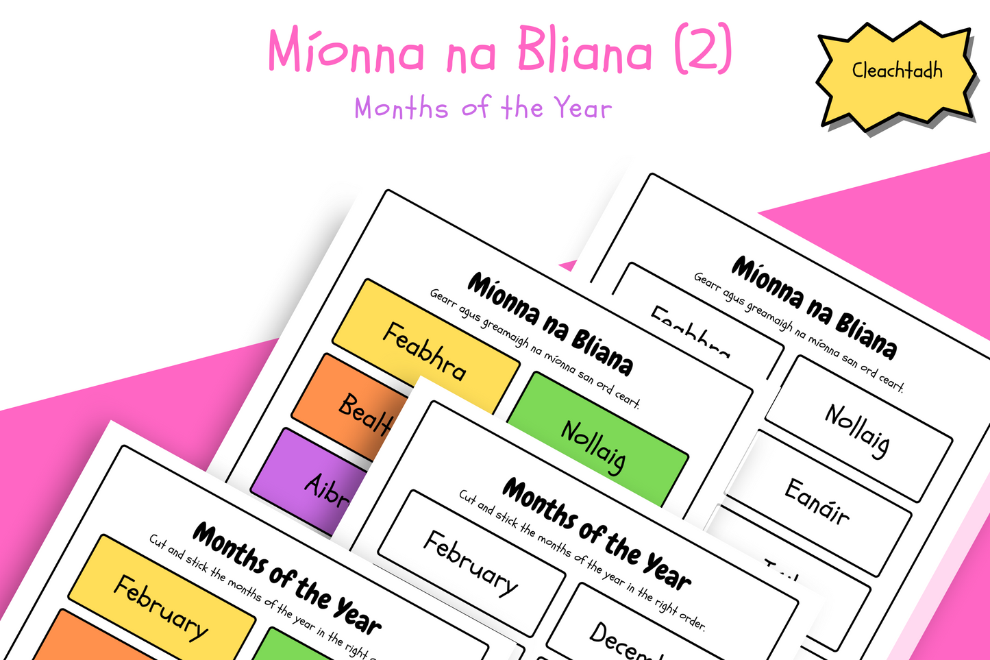 Míonna na Bliana (2) / Months of the Year (2)