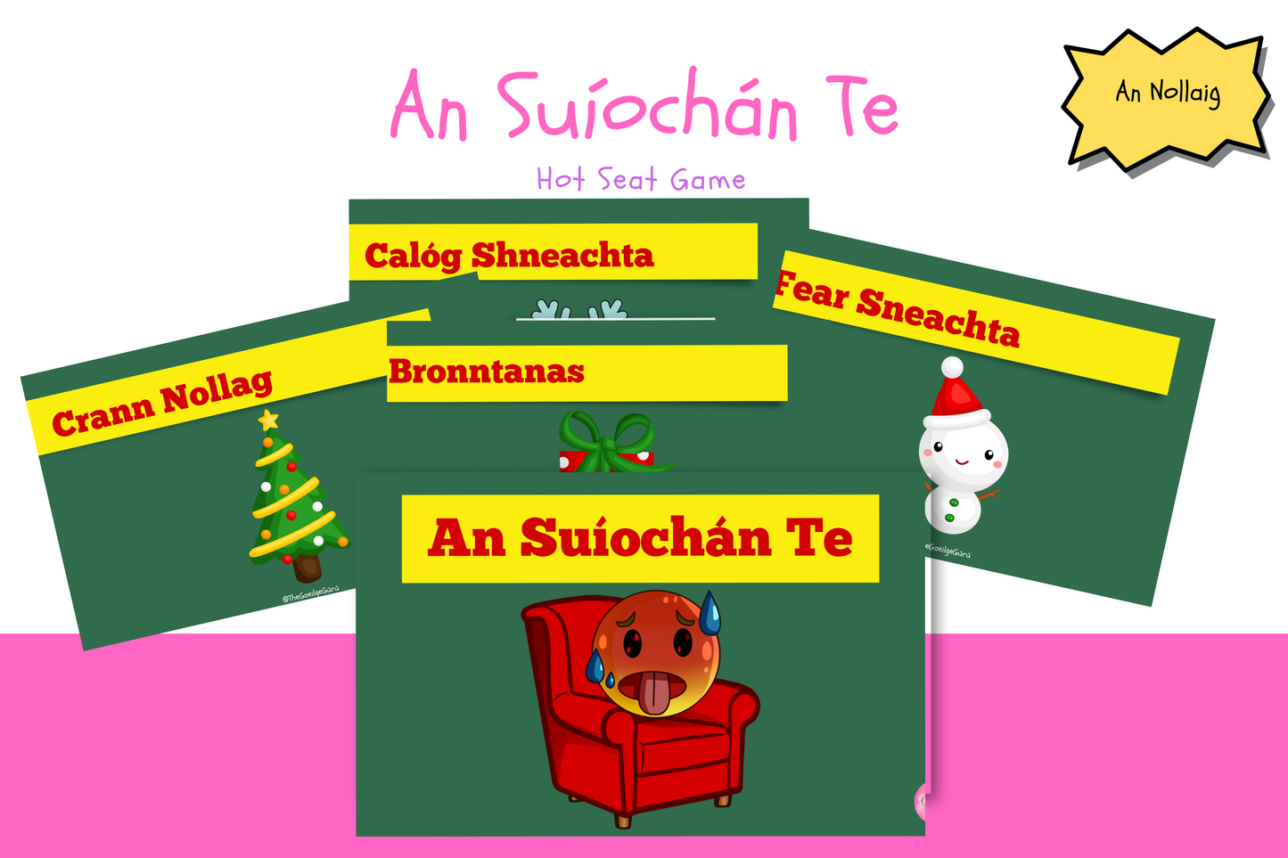 Cluiche - An Suíochán Te - An Nollaig / Hot Seat Game - Christmas