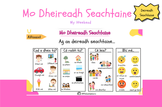 Mo Dheireadh Seachtaine / My Weekend - News